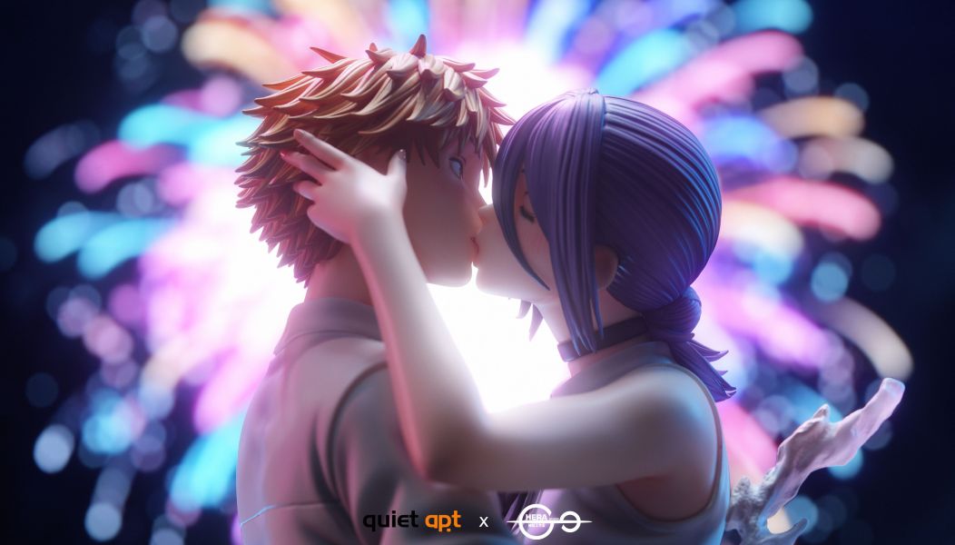 ﹝預購﹞GK QuietArt x Hera﹝鏈鋸人﹞炸彈惡魔波姆/蕾塞/吻胸像 