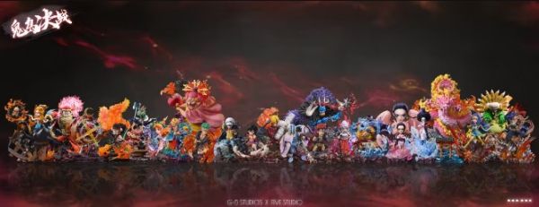 ﹝代購﹞GK  G5﹝海賊王﹞“鬼島決戰篇3”—德雷克&笹木&福茲·弗 