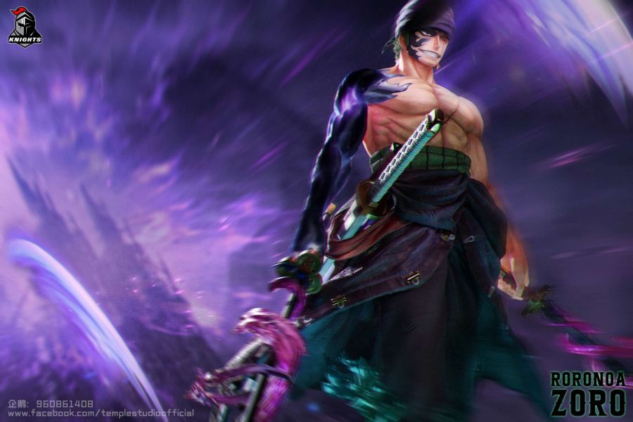 ﹝代購﹞GK  騎士聯盟Temple﹝海賊王﹞羅羅諾亞•索隆 
