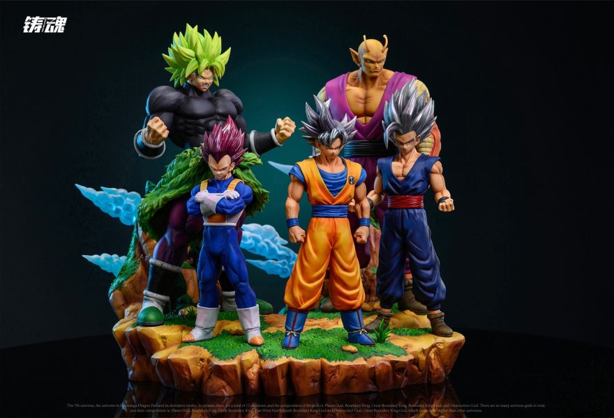 ﹝代購﹞GK   鑄魂﹝七龍珠﹞第七宇宙 超戰士 （悟空、貝吉塔、悟飯、比克、布羅利） 
