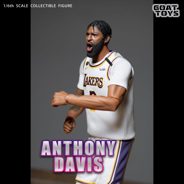 ﹝代購﹞PVC Goat Toys﹝NBA﹞濃眉哥戴維斯 湖人奪冠套裝 
