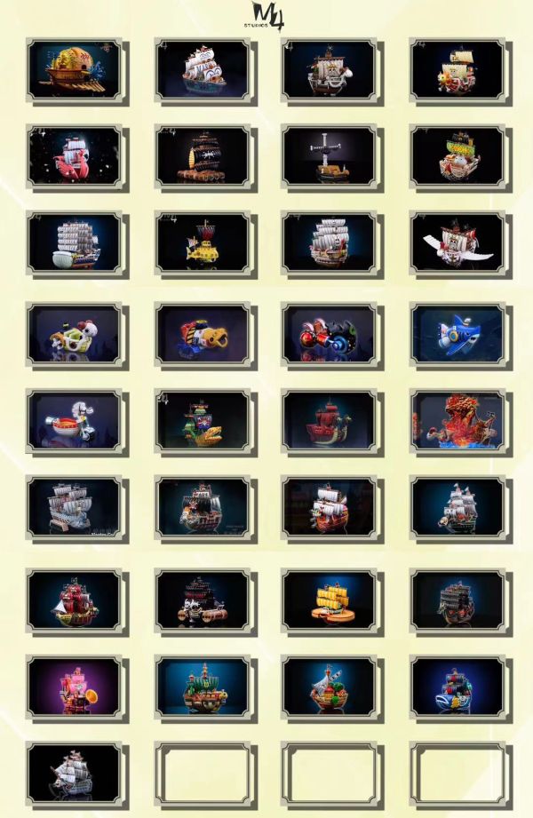 ﹝預購﹞GK M4﹝海賊王﹞全員船-系列第三十三彈丨澤法海軍船丨‌NEO海軍船 