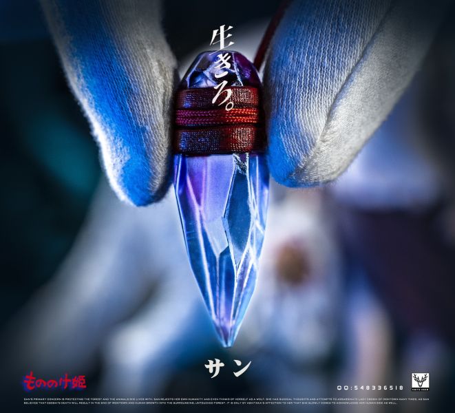 ﹝預購﹞GK  白鹿﹝宮崎駿﹞1/6系列 第一彈收藏級雕像作品 幽靈公主 珊 