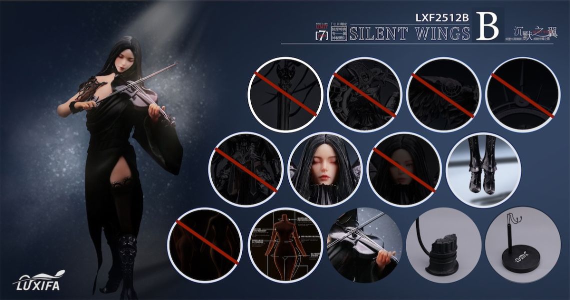 ﹝預購﹞GK 路西法/LUXIFA﹝原創﹞沉默之翼 暗天使 
