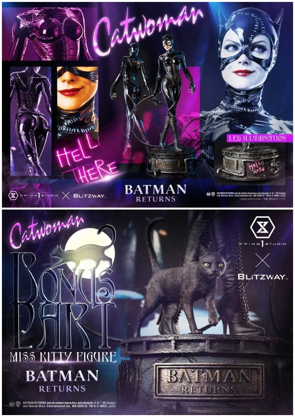 ﹝預購﹞GK  Prime 1 Studio﹝DC﹞1/3 1992 蝙蝠俠歸來 Catwoman 貓女 MMBM-05S特典版/MMBM-05標準版 