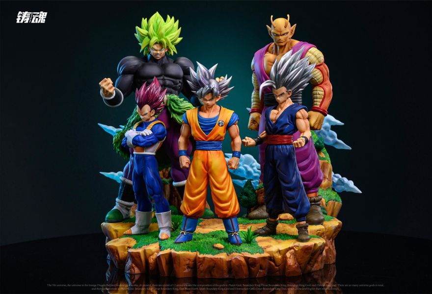 ﹝代購﹞GK   鑄魂﹝七龍珠﹞第七宇宙 超戰士 （悟空、貝吉塔、悟飯、比克、布羅利） 