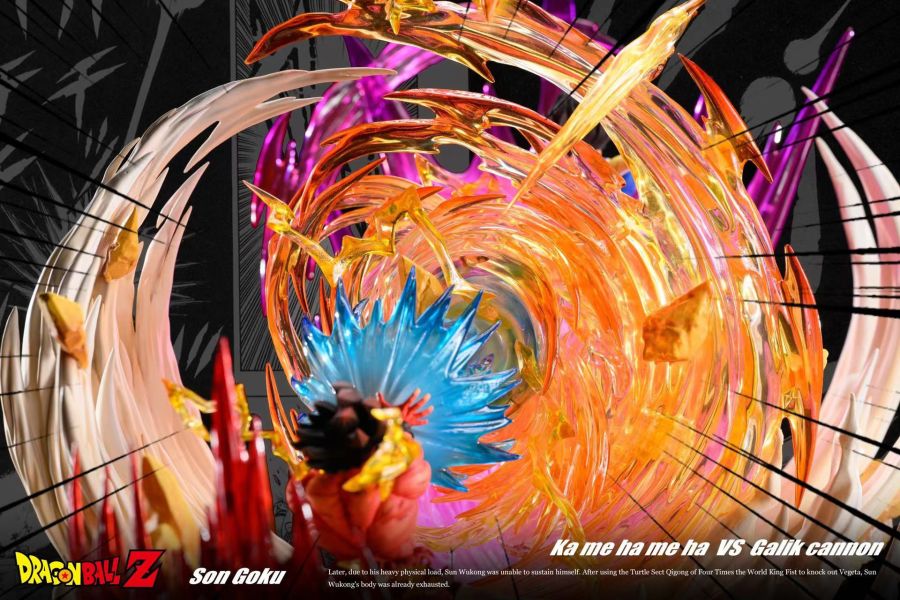 ﹝代購﹞GK  NB﹝七龍珠﹞悟空vs貝吉塔對波 天地波 