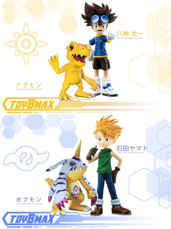 ﹝代購﹞GK  TOYBMAX﹝數碼寶貝﹞數碼寶貝初代主角團共鳴系列（1/7） 