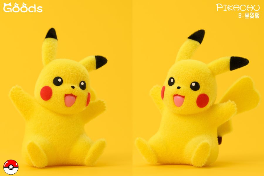 ﹝預購﹞GK GOODS（穀子）﹝精靈寶可夢﹞小精靈毛絨系列手辦潮玩擺件 皮卡丘 