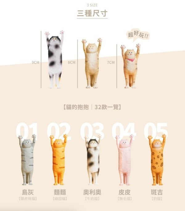 ﹝現貨﹞盲盒 路遙圓創 貓的抱抱 