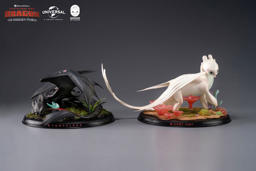 ﹝預購﹞GK Gamma Studio﹝馴龍高手﹞環球授權 馴龍高手 無牙仔&光煞 