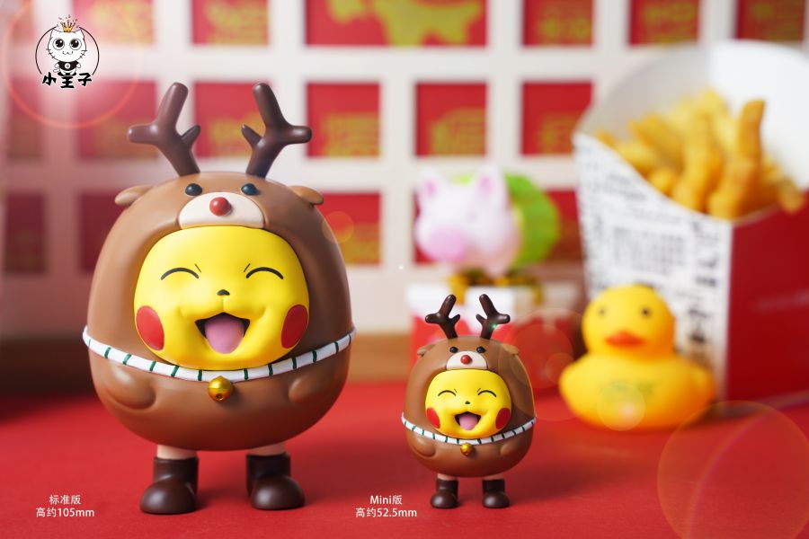 ﹝代購﹞GK  小王子﹝精靈寶可夢﹞潮玩Pikachu系列 第一彈 馴鹿皮 禮盒皮 