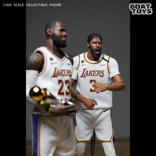 ﹝代購﹞PVC Goat Toys﹝NBA﹞濃眉哥戴維斯 湖人奪冠套裝 