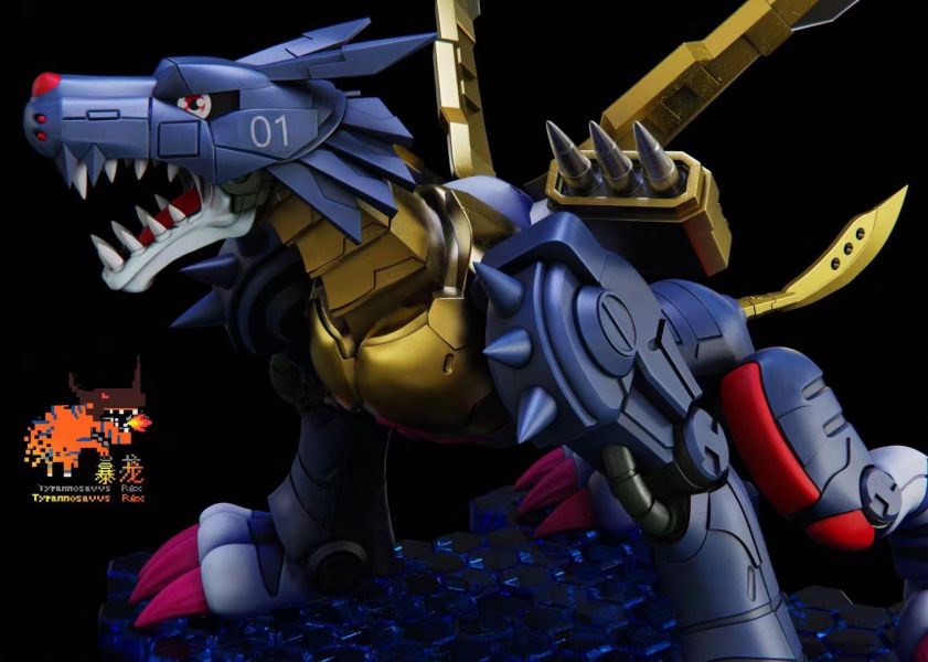 ﹝預購﹞GK   暴龍﹝數碼寶貝﹞究極體數碼獸圖鑑共鳴：001戰鬥暴龍獸   002 鋼鐵加魯魯 