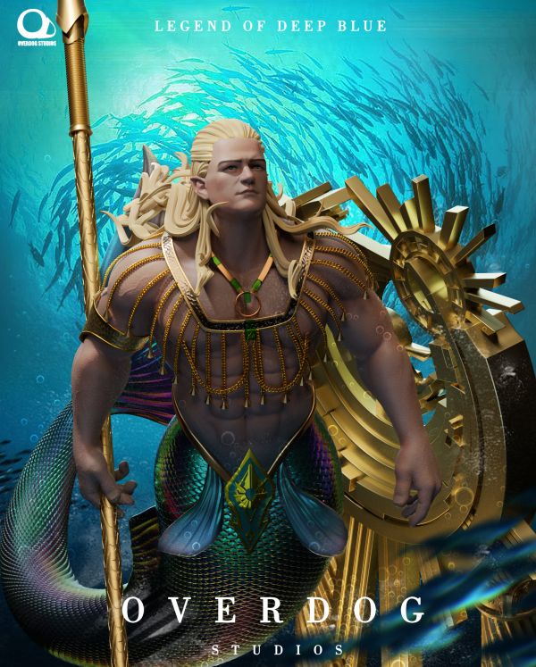 ﹝代購﹞GK  OVERDOG﹝原創﹞《孤傲》 人魚 地台燈效 