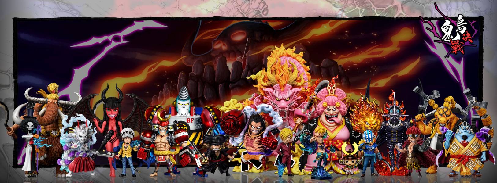 ﹝預購﹞GK  A+研究所﹝海賊王﹞鬼島決戰 第十九彈  魔神風腳 山治 