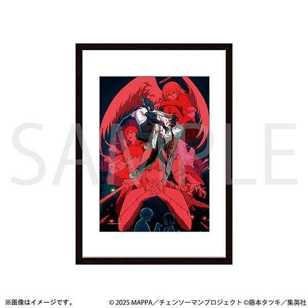 ﹝預購﹞ 鏈鋸人霧面藝術海報 含框 