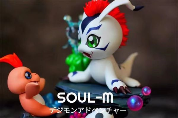 ﹝預購﹞GK   SOUL-M﹝數碼寶貝﹞數碼寶貝成長期進化小雕像第五彈(哥瑪獸) 