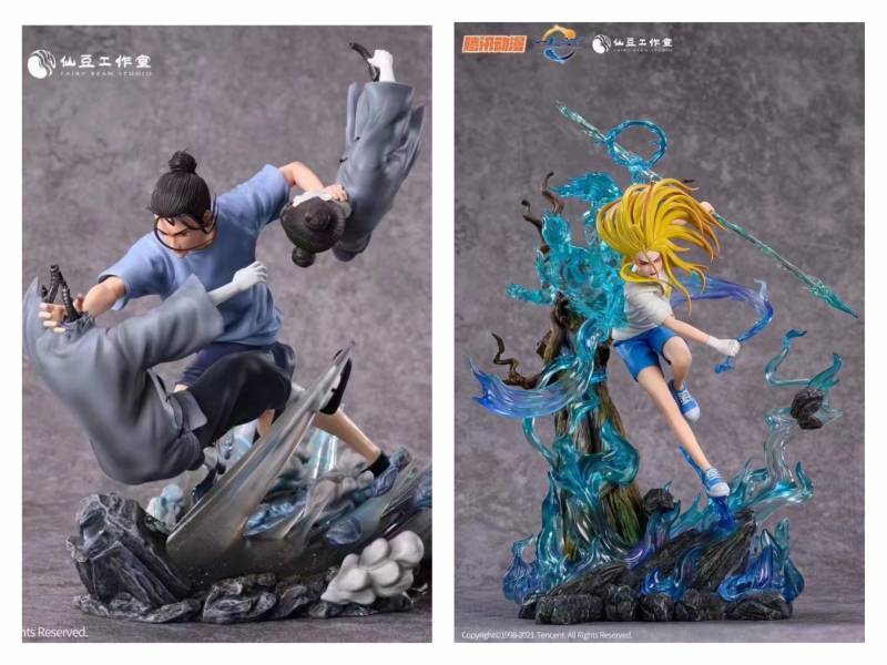 ﹝預購﹞GK   仙豆﹝一人之下﹞正版授權  神格面具王震球＆虎張狂王也 