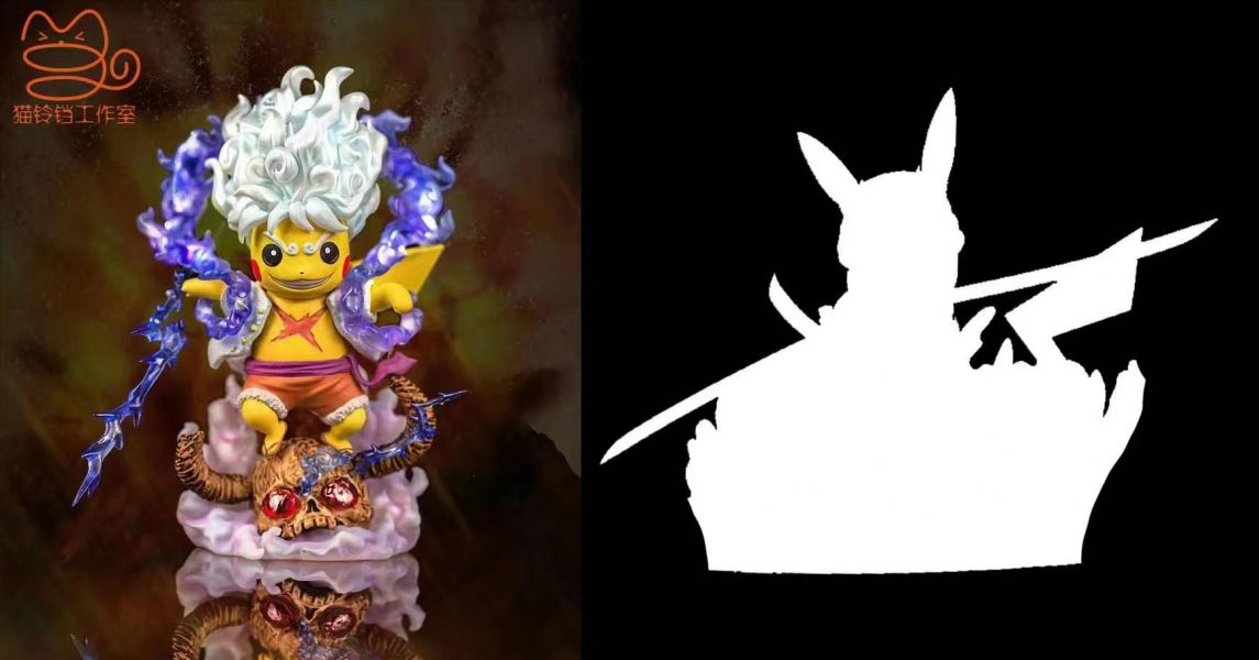 ﹝預購﹞GK  貓鈴鐺 ﹝精靈寶可夢﹞決戰鬼島第一彈 尼卡 魯夫 皮卡丘 