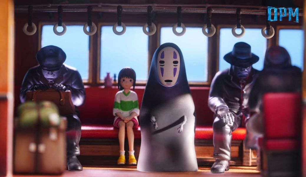 ﹝預購﹞GK OPM﹝宮崎駿﹞宮崎駿桌面011-千與千尋-海上列車 