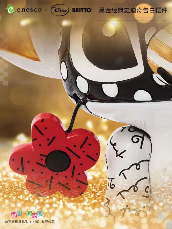 ﹝預購﹞GK  Enesco ﹝迪士尼﹞正版授權 黑金米奇夢想＆黑金史迪奇告白 