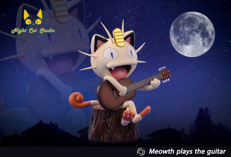 ﹝代購﹞GK 夜貓 Night Cat ﹝精靈寶可夢﹞喵喵之歌-喵喵彈吉他 