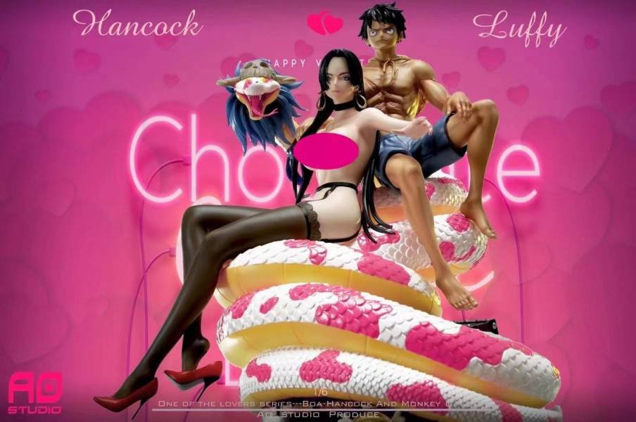 ﹝預購﹞GK   AO﹝海賊王﹞CP系列-女帝&魯夫（可脫） 