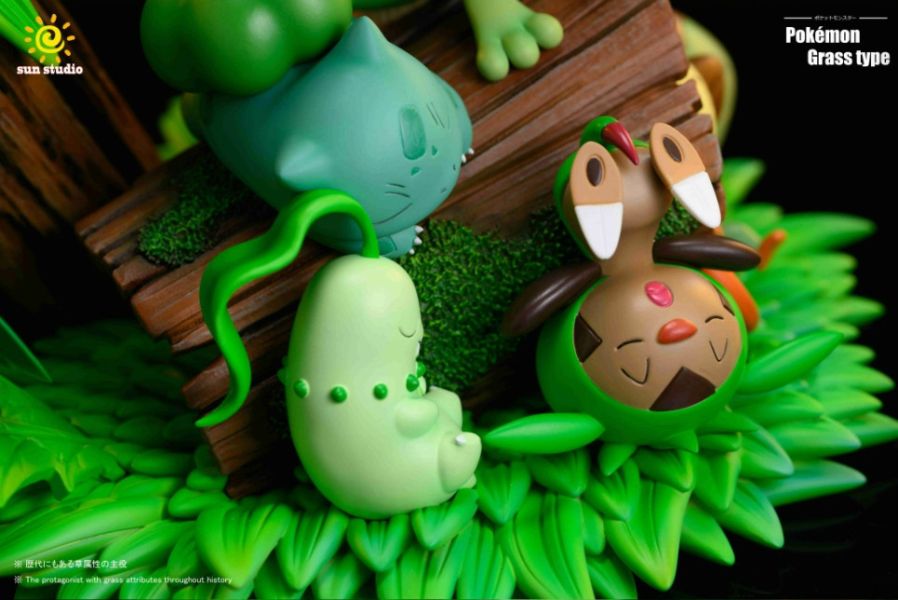 ﹝代購﹞GK   SUN﹝精靈寶可夢﹞御三家睡眠草系大家族睡覺御三家 