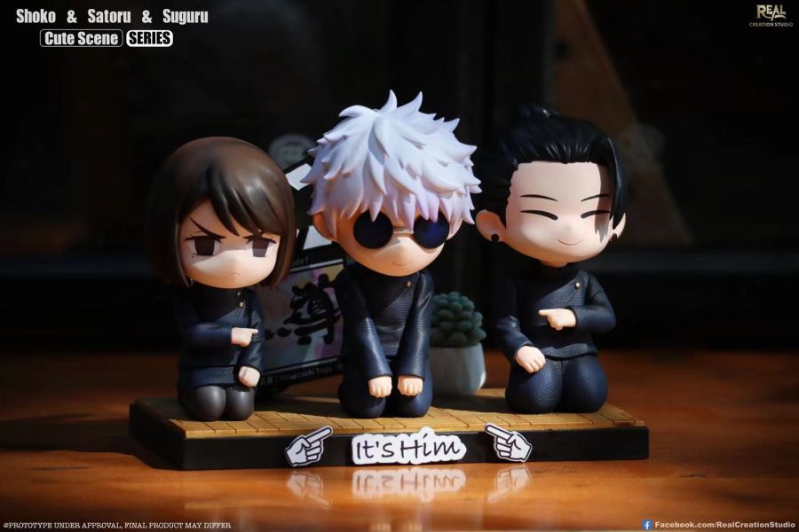 ﹝預購﹞GK  Real Creation﹝咒術迴戰﹞Q 版場景系列第五彈 懷玉三人組 五條悟&硝子&夏油傑 