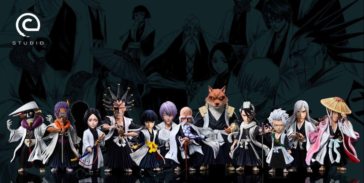 Bleach 茶渡 タトゥー BLEACH わらっ 護廷十三隊隊長集合扉絵