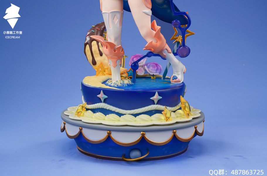 ﹝預購﹞GK  小冰淇淋﹝原神﹞派蒙等身雕像 周年慶典星空蛋糕 