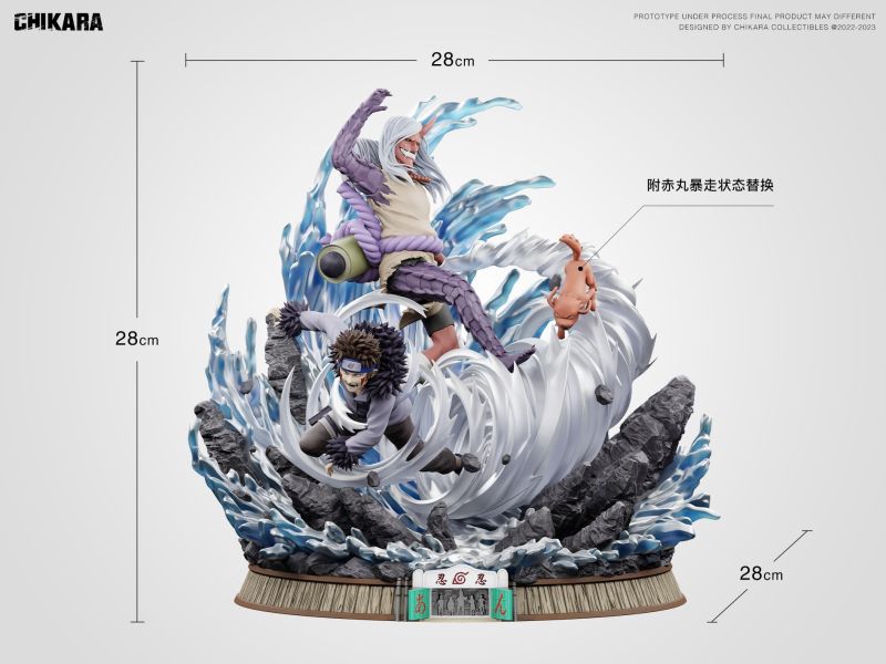 ﹝代購﹞GK  CHIKARA﹝火影忍者﹞火影忍者全新“闘”系列奪回佐助篇 犬冢牙VS左近右近 