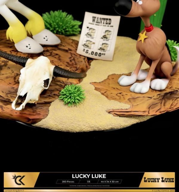 ﹝代購﹞GK   Cartoon Kingdom﹝神探加傑特﹞經典老動漫《幸運的路克》正版授權 Lucky Luke 西部牛仔 盧克 1/6 