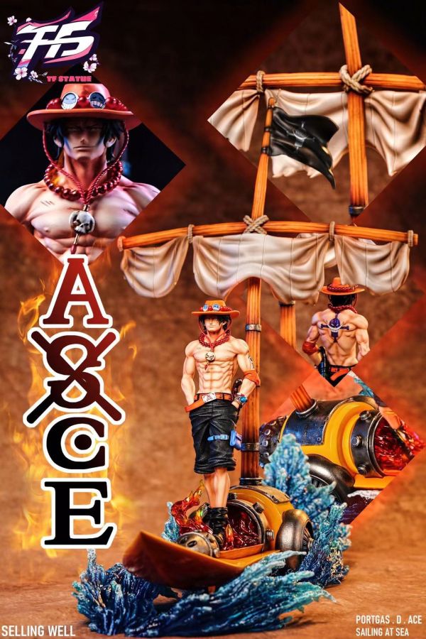 ﹝代購﹞GK TF  STATUE﹝海賊王﹞ 海賊王第二彈火力船艾斯 
