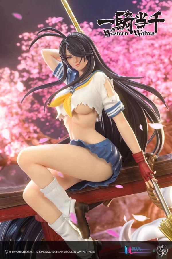﹝預購﹞GK NanJin&神在﹝一騎當千﹞正版授權 關羽kanu unchou 1/4 限量雕像 