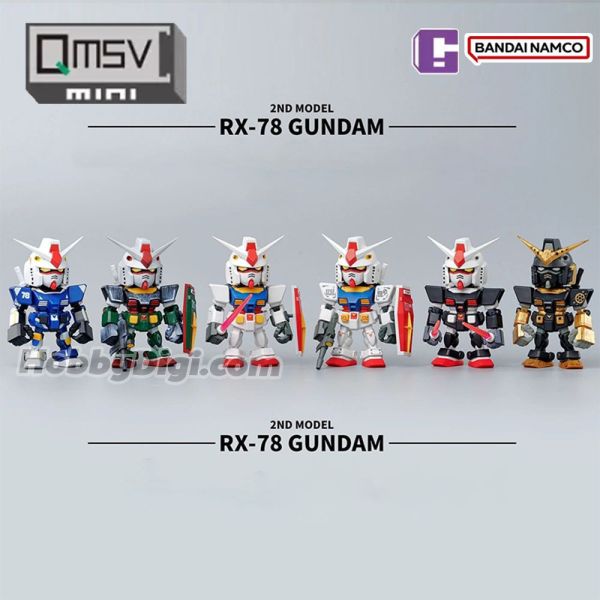 ﹝現貨﹞盲盒 Bandai萬代 QMSVmini 鋼彈高達 RX-78-2 2.0系列 