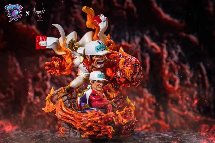 ﹝預購﹞GK  噴壺兒&EVIL﹝海賊王﹞WCF三大將第一彈~赤犬 