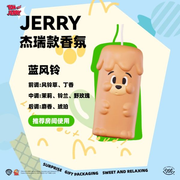 ﹝預購﹞GK  VGT﹝湯姆貓與傑利鼠﹞華納兄弟探索 貓與老鼠香薰 湯姆傑瑞泰菲蠟燭香氛 禮盒VMJL325 