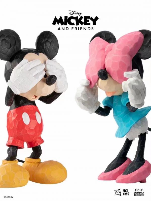 ﹝現貨﹞GK   MGL TOYS•POP SUNDAY﹝迪士尼﹞正版授權   木雕家•米妮（經典版） 