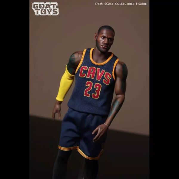 ﹝代購﹞PVC Goat Toys﹝NBA﹞ 詹姆斯 騎士隊海軍藍套裝1/6 