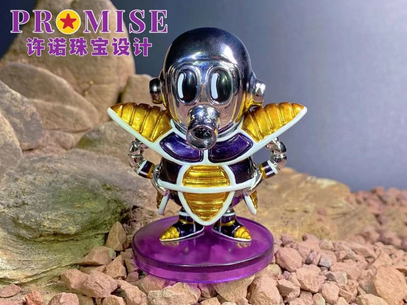 ﹝預購﹞GK  PR MISE﹝七龍珠﹞電鍍款 戰鬥服鳥山明（貝吉塔&那巴配色）WCF比例 