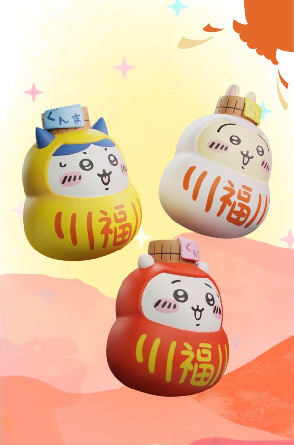 ﹝預購﹞GK 潮社﹝吉伊卡哇﹞溫泉達摩 溫泉達摩 烏薩奇/小八/吉依卡哇 