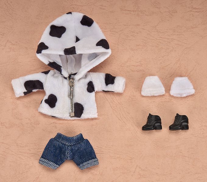 ﹝預購﹞黏土娃 服裝套組 動物連帽衫 牛奶 