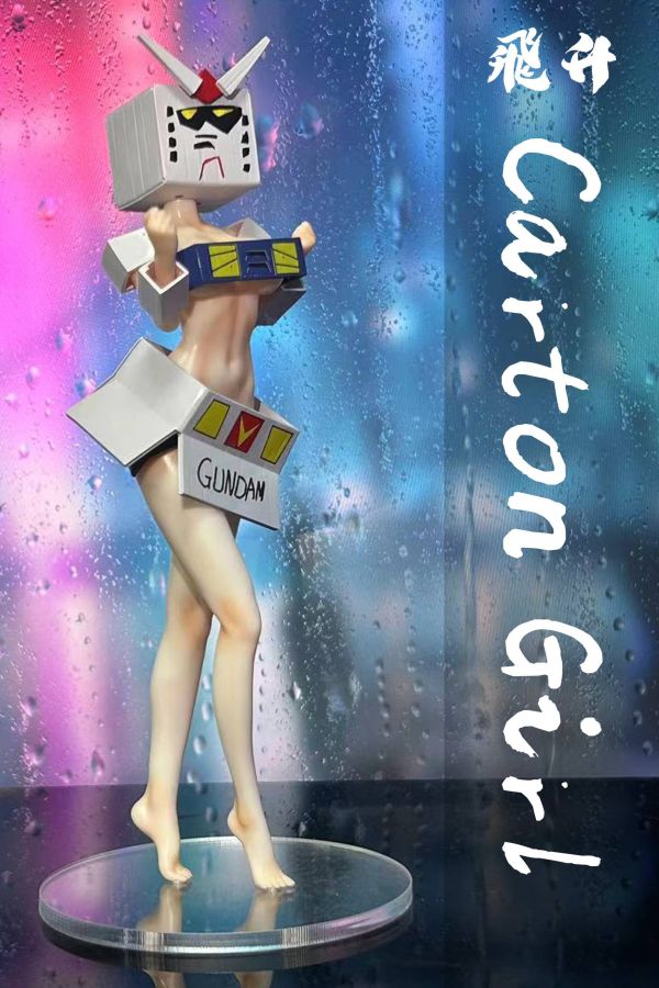 ﹝代購﹞GK 飛升﹝原創﹞紙箱高達-箱娘 