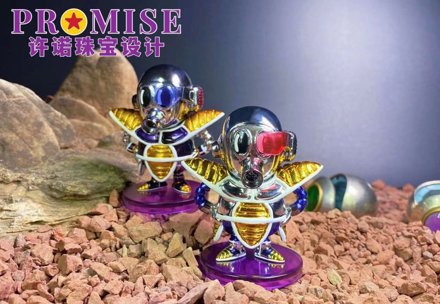 ﹝預購﹞GK  PR MISE﹝七龍珠﹞電鍍款 戰鬥服鳥山明（貝吉塔&那巴配色）WCF比例 