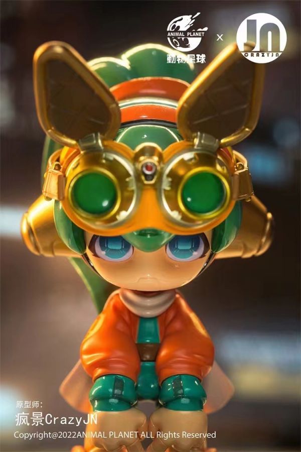 ﹝預購﹞GK   動物星球X瘋景CrazyJN﹝原創﹞正版授權 JNROBO系列— TOPUPU機器人【派件員】 