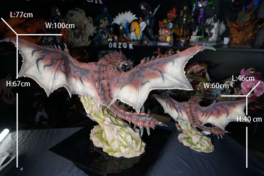﹝預購﹞GK DragonFrontier﹝怪物獵人﹞雄火龍&銀火龍大尺寸版 