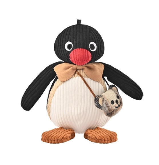 ﹝預購﹞pingu企鵝掛飾45週年復古燈芯絨毛毛絨玩偶 