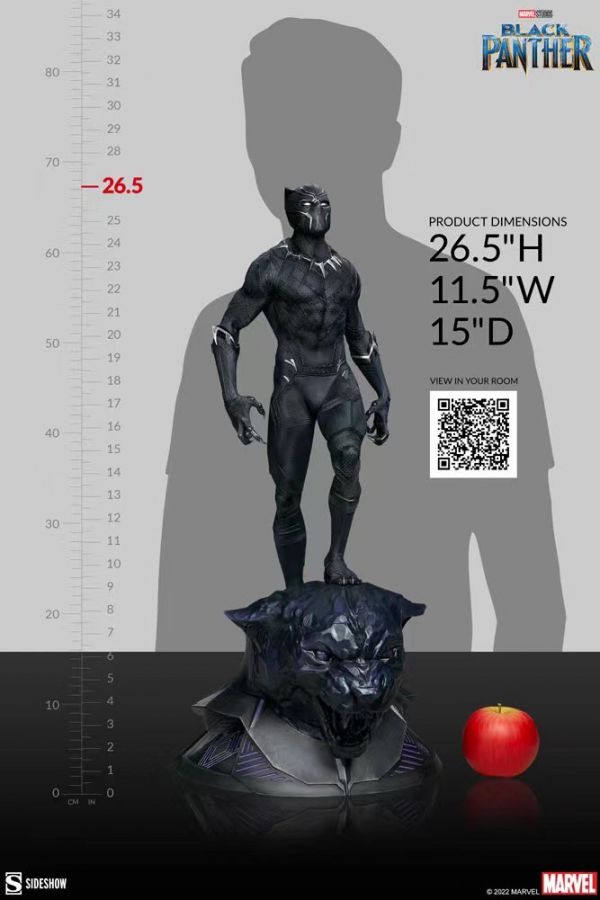 ﹝預購﹞GK   Sideshow﹝漫威﹞正版授權 1/4 Marvel 漫威 Black Panther 黑豹 300764 